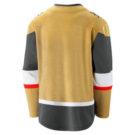 Vegas Golden Knights Fashion7 Home Breakaway Jersey - Gold - Front View