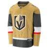 Vegas Golden Knights Fashion7 Home Breakaway Jersey - Gold - Side View