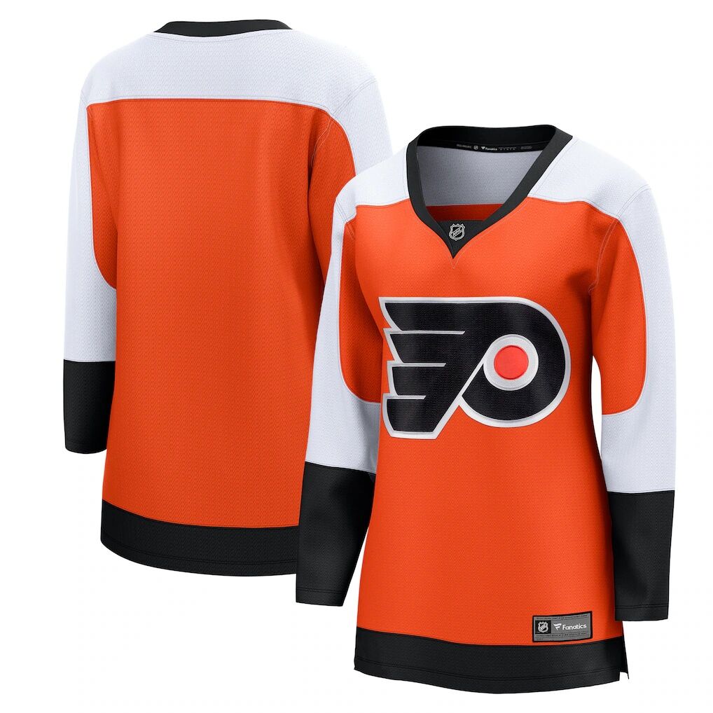 Philadelphia Flyers Fashion7 Women's Home Breakaway Jersey - Burnt Orange