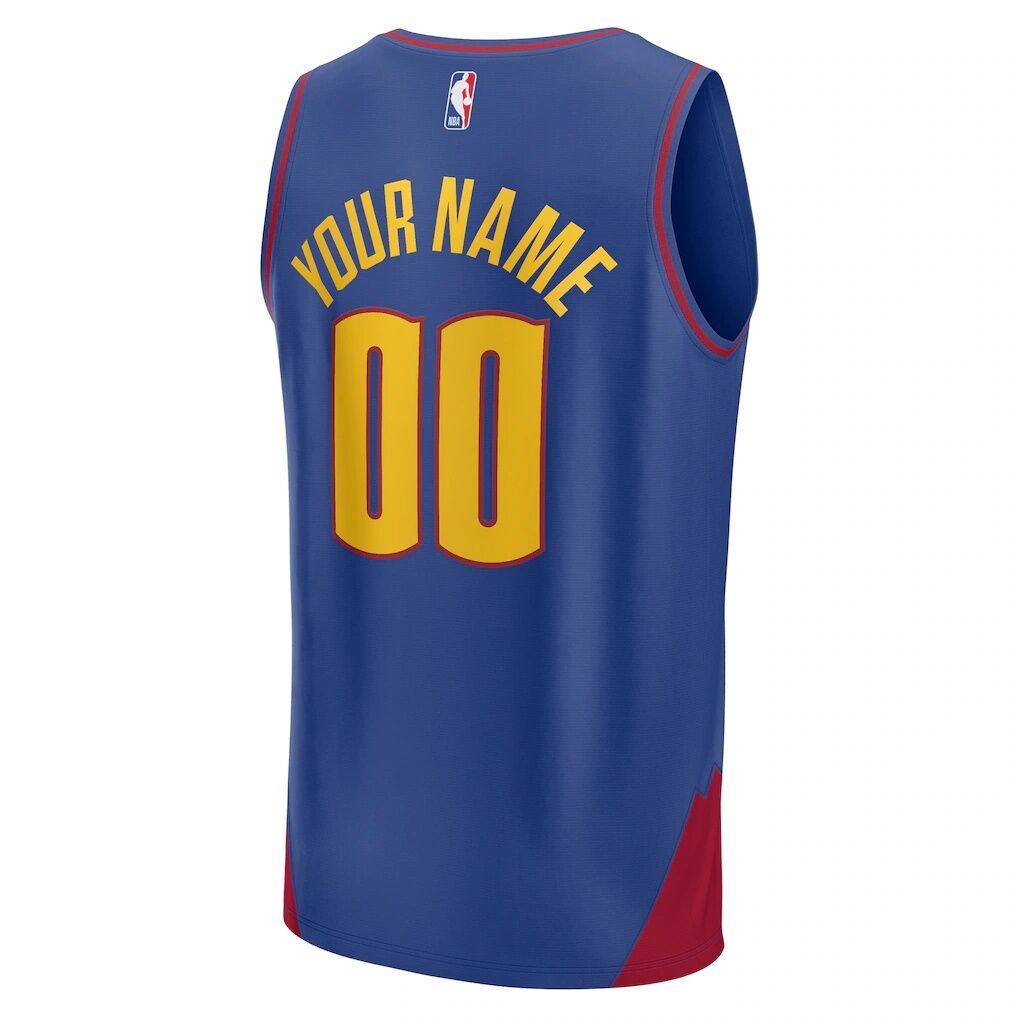 Denver Nuggets Fashion7 Youth Fast Break Replica Custom Jersey - Statement Edition