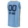 Memphis Grizzlies Fashion7 Youth Fast Break Replica Custom Jersey - Statement Edition - - Detail View