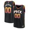 Phoenix Suns Fashion7 Youth Fast Break Replica Custom Jersey - Black - Front View