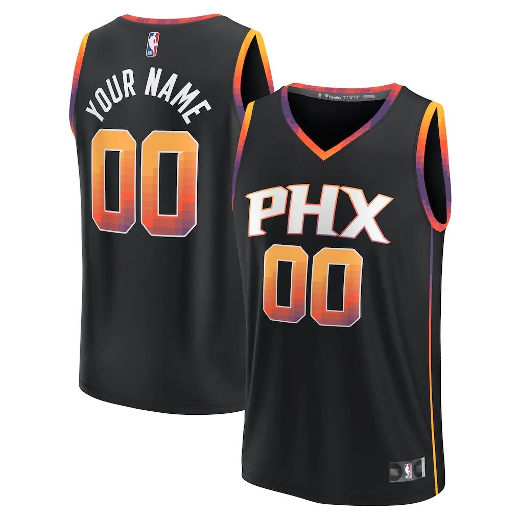 Phoenix Suns Fashion7 Youth Fast Break Replica Custom Jersey - Statement Edition