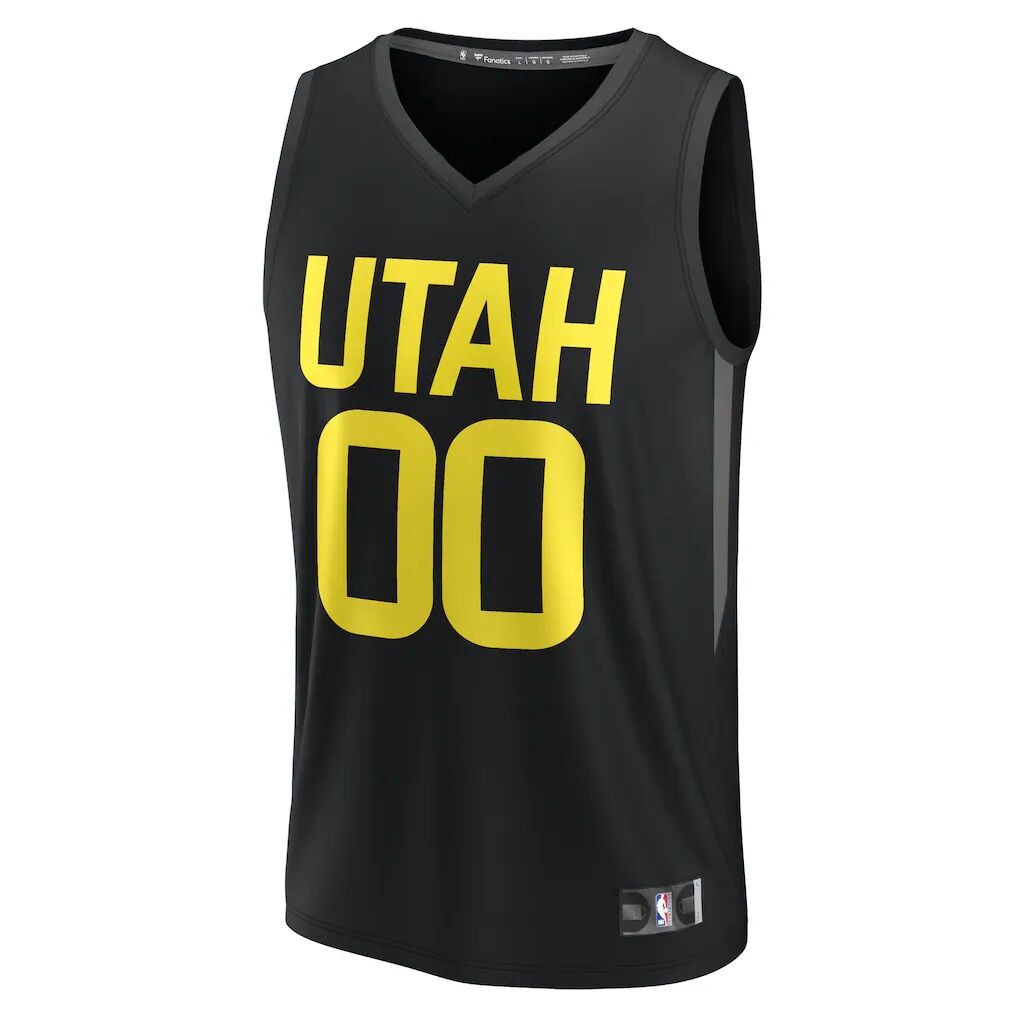 Utah Jazz Fashion7 Youth Fast Break Replica Custom Jersey - Statement Edition
