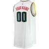Denver Nuggets Fashion7 Fast Break Custom Replica Jersey - White - Detail View