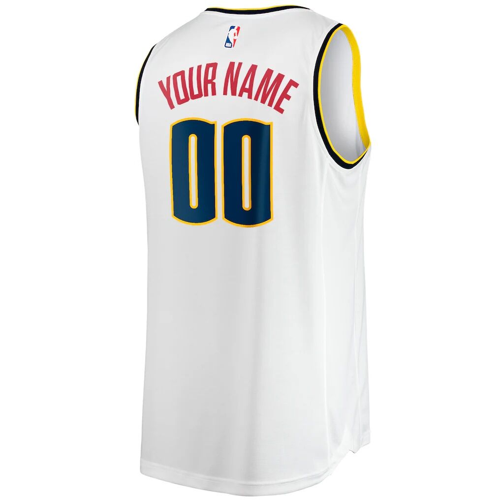 Denver Nuggets Fashion7 Fast Break Custom Replica Jersey - Association Edition