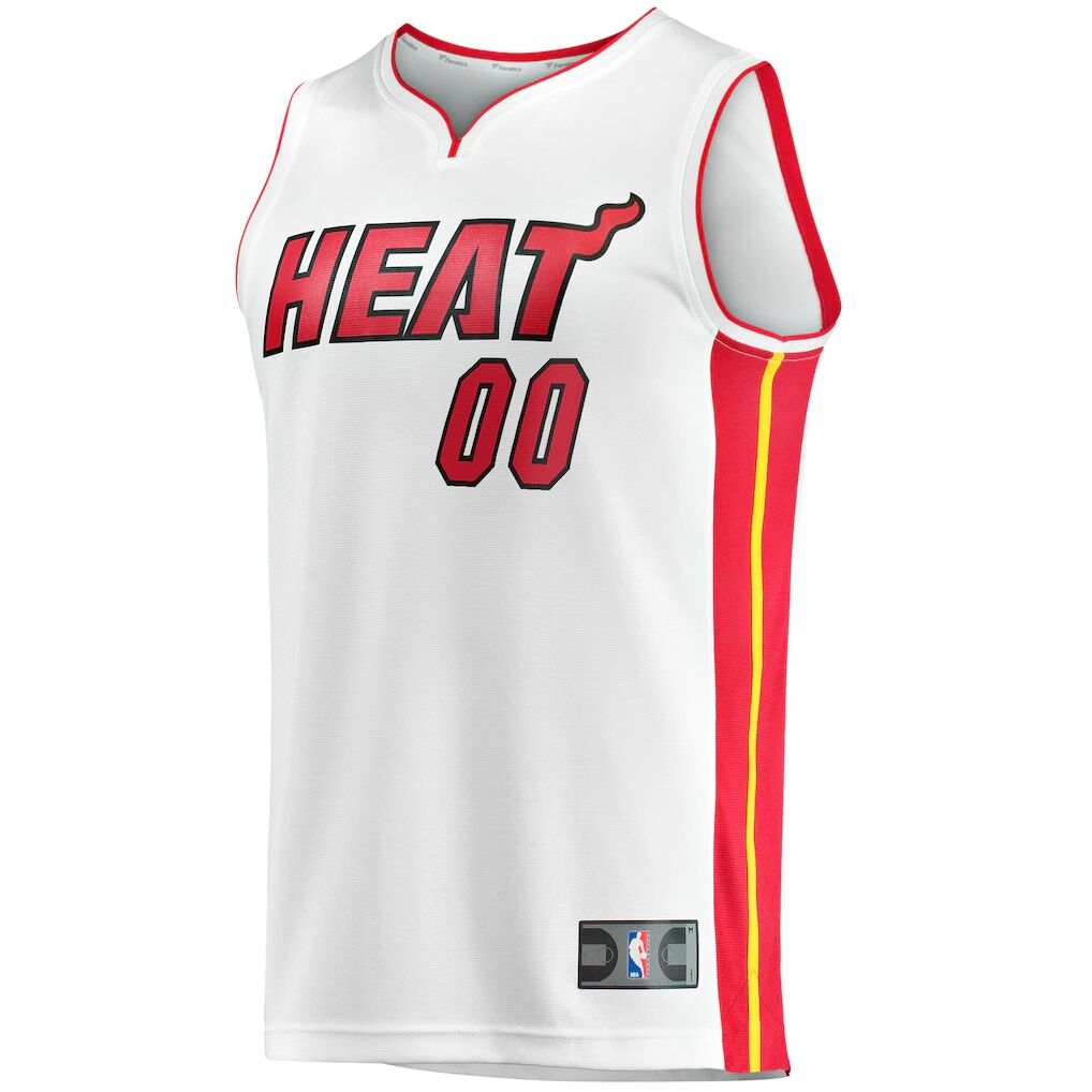 Miami Heat Fashion7 Fast Break Custom Replica Jersey - Association Edition