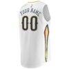 New Orleans Pelicans Fashion7 Unisex Custom Fast Break Jersey - White - Detail View