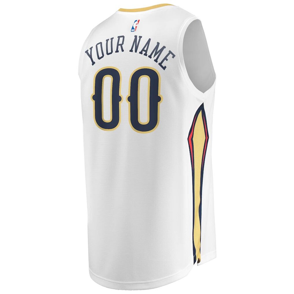 New Orleans Pelicans Fashion7 Unisex Custom Fast Break Jersey - Association Edition