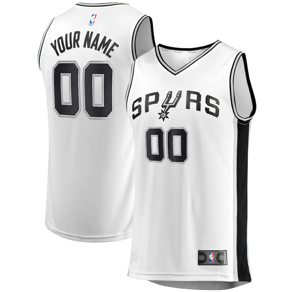San Antonio Spurs Fashion7 Fast Break Custom Replica Jersey - Association Edition