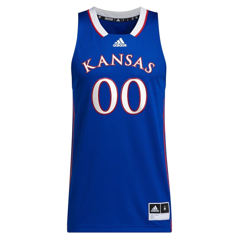 Kansas Jayhawks adidas Unisex Pick-A-Player NIL Women's Basketball Jersey - Royal