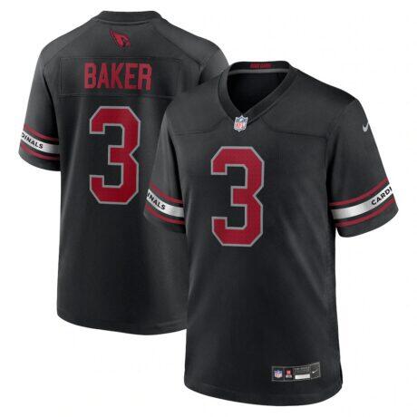 Budda Baker Arizona Cardinals Nike Game Jersey - Black - Front View