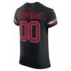 Arizona Cardinals Nike Vapor F.U.S.E. Elite Custom Jersey - Black - Detail View