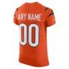 Cincinnati Bengals Nike Alternate Vapor F.U.S.E. Elite Custom Jersey - Orange - Detail View