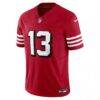 Brock Purdy San Francisco 49ers Nike Vapor F.U.S.E. Limited Jersey - Scarlet - Side View