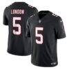Drake London Atlanta Falcons Nike Vapor F.U.S.E. Limited Jersey - Black - Front View
