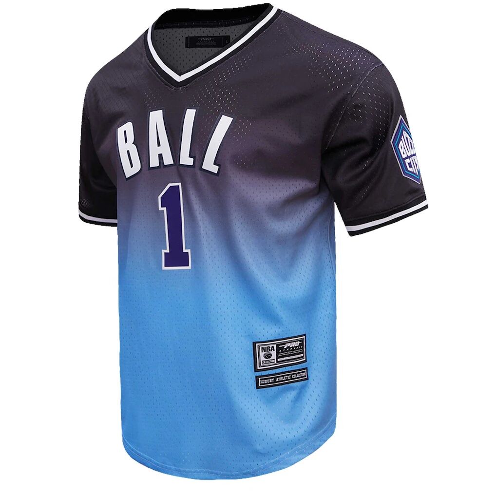 LaMelo Ball Charlotte Hornets Post Ombre Name & Number T-Shirt – Navy/Blue