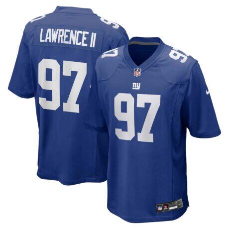 Dexter Lawrence II New York Giants Nike Team Game Player Jersey - - Front View