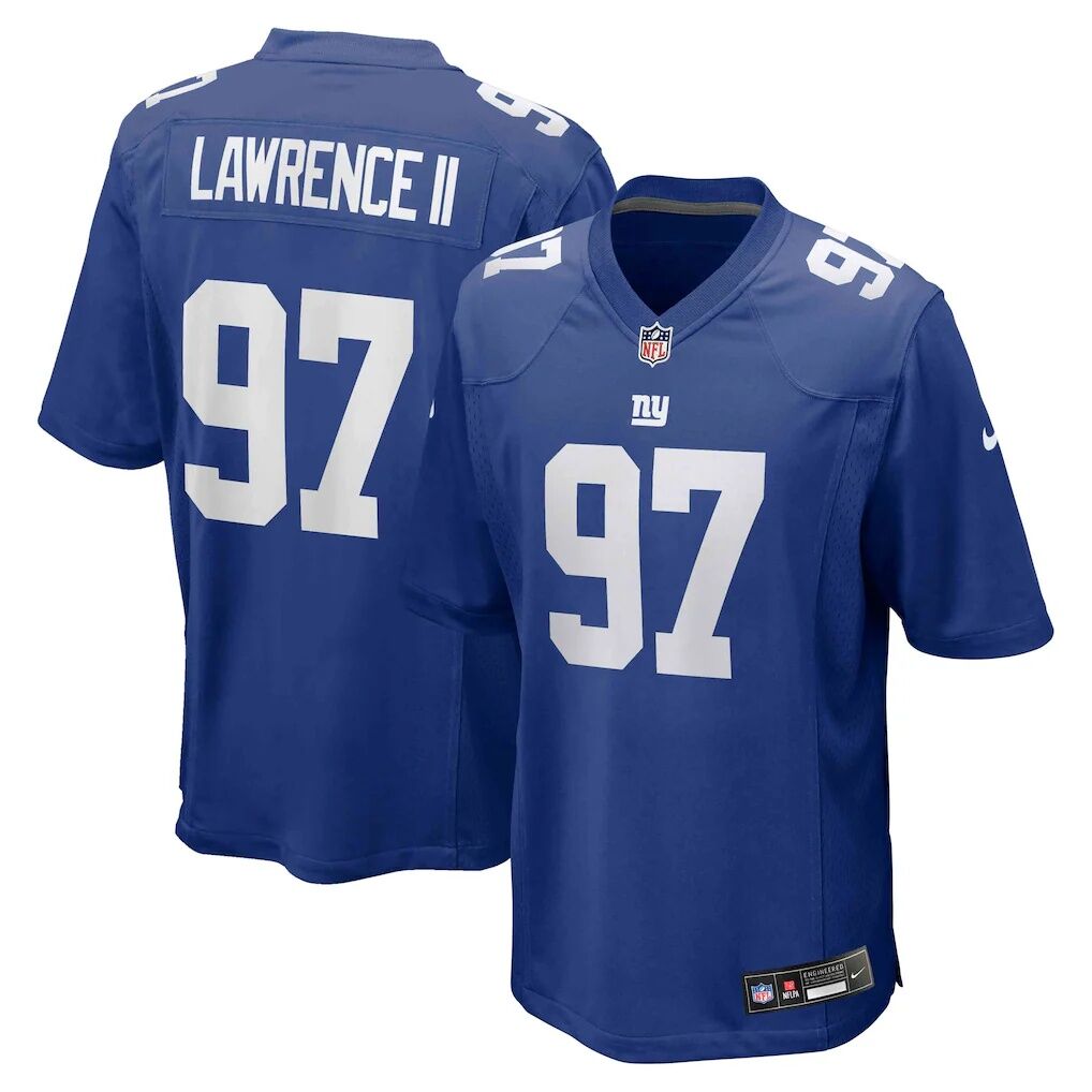 Dexter Lawrence II New York Giants Nike Team Game Player Jersey - Royal