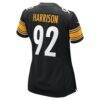 James Harrison Pittsburgh Steelers Nike Women's Retired Game Jersey - Black - Detail View