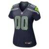Seattle Seahawks Nike Women's Custom Game Jersey - Navy - Side View