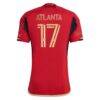 Atlanta United FC adidas 2023 The 17s' Kit Authentic Jersey - Black - Detail View