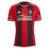 Atlanta United FC adidas 2023 The 17s' Kit Authentic Jersey - Black - Side View