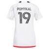 Paxton Pomykal FC Dallas adidas Women's 2023 Burn Baby Burn Replica Player Jersey - White - Detail View