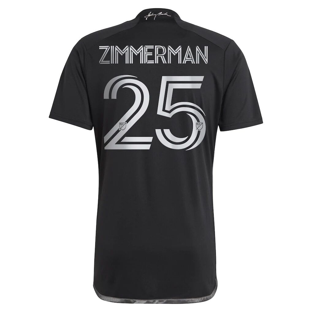 Walker Zimmerman Nashville SC adidas 2023 Man In Black Kit Replica Player Jersey