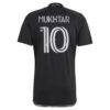 Hany Mukhtar Nashville SC adidas 2023 Man In Black Kit Replica Player Jersey - Black - Detail View