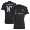 Hany Mukhtar Nashville SC adidas 2023 Man In Black Kit Replica Player Jersey - Black - Front View