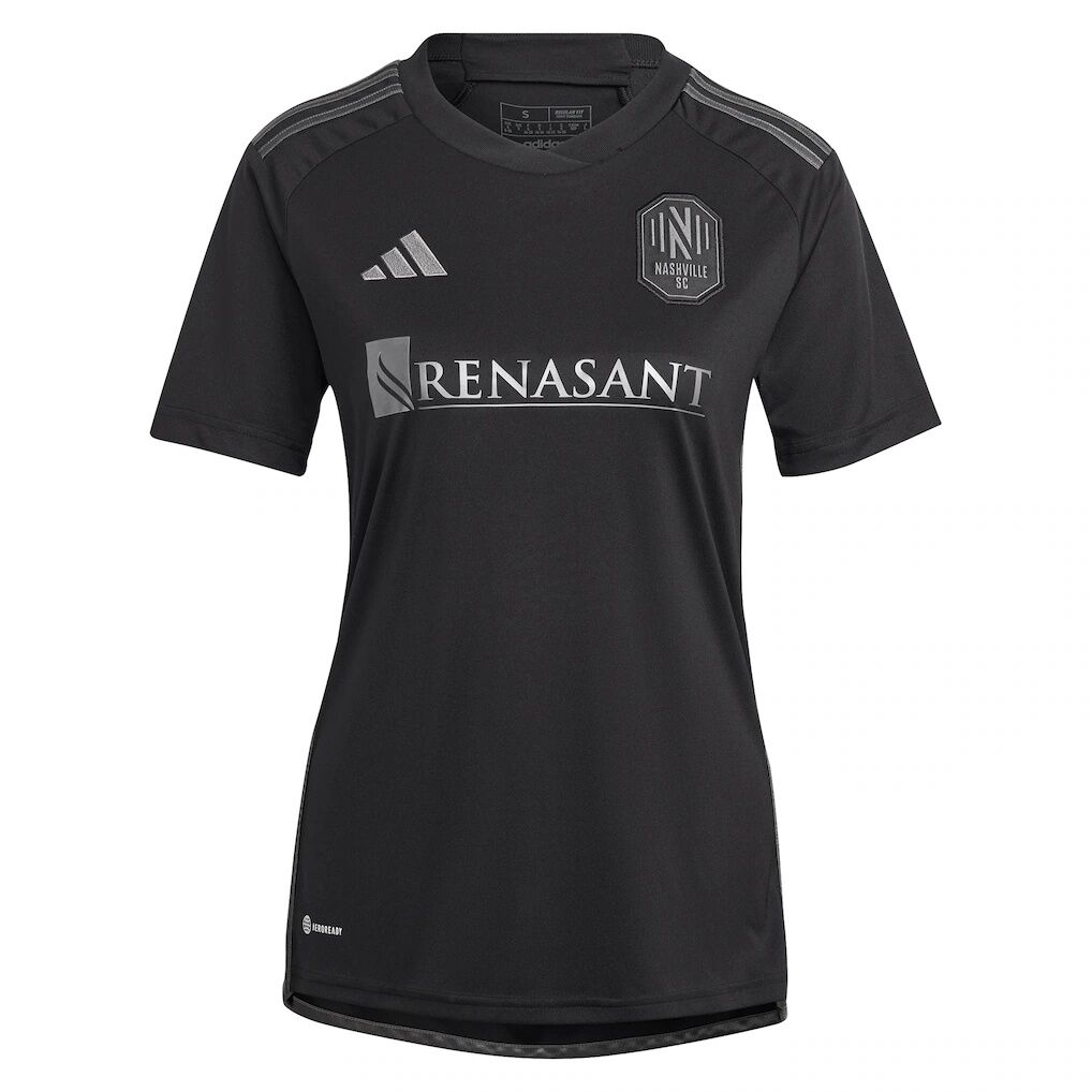 Hany Mukhtar Nashville SC adidas Women's 2023 Man In Black Kit Replica Player Jersey