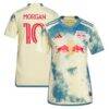 Lewis Morgan New York Red Bulls adidas Women's 2023 Daniel Patrick Kit Replica Jersey - Yellow - Front View
