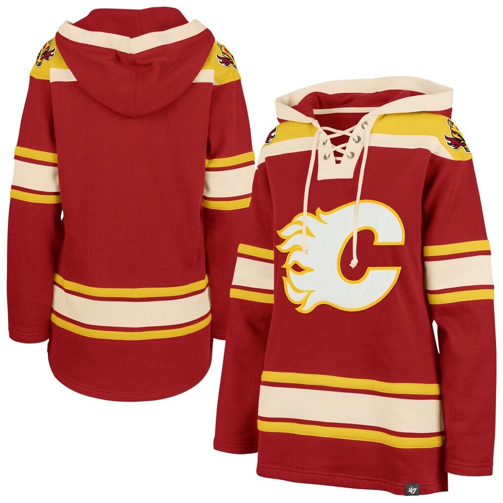 Calgary Flames '47 Women's Superior Lacer Pullover Hoodie