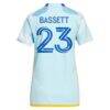 Cole Bassett Colorado Rapids adidas Women's 2023 New Day Kit Replica Jersey - - Detail View