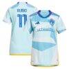 Diego Rubio Colorado Rapids adidas Women's 2023 New Day Kit Replica Jersey - - Front View