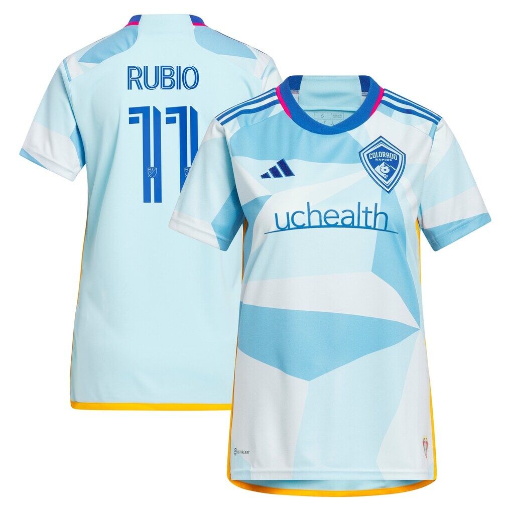 Diego Rubio Colorado Rapids adidas Women's 2023 New Day Kit Replica Jersey - Light Blue