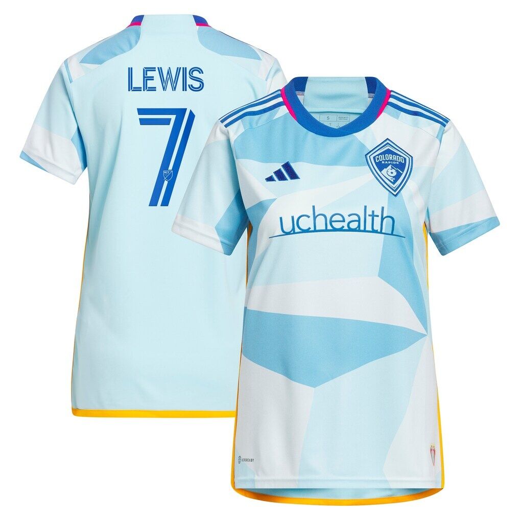Jonathan Lewis Colorado Rapids adidas Women's 2023 New Day Kit Replica Jersey - Light Blue