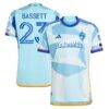 Cole Bassett Colorado Rapids adidas 2023 New Day Kit Authentic Jersey - - Front View