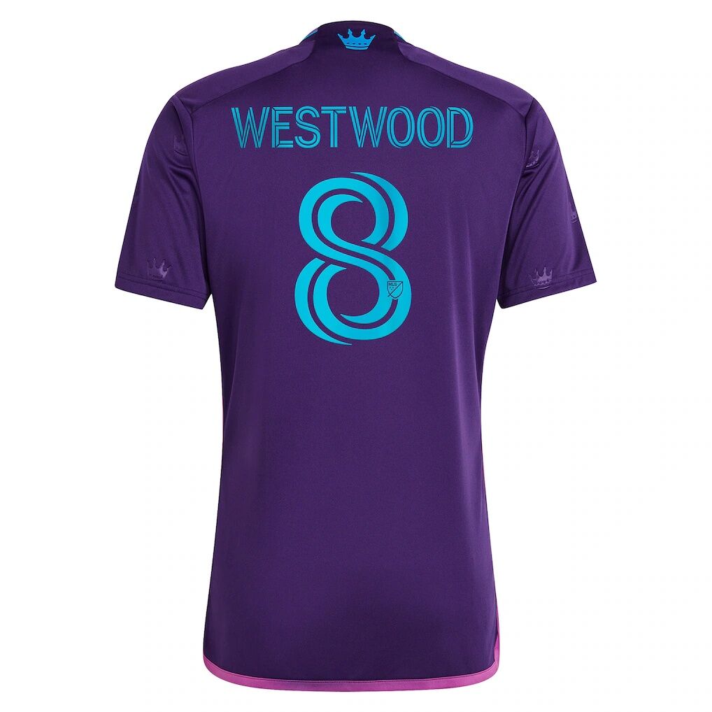 Ashley Westwood Charlotte FC adidas 2023 Crown Jewel Kit Replica Jersey