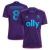 Ashley Westwood Charlotte FC adidas 2023 Crown Jewel Kit Replica Jersey - Purple - Front View
