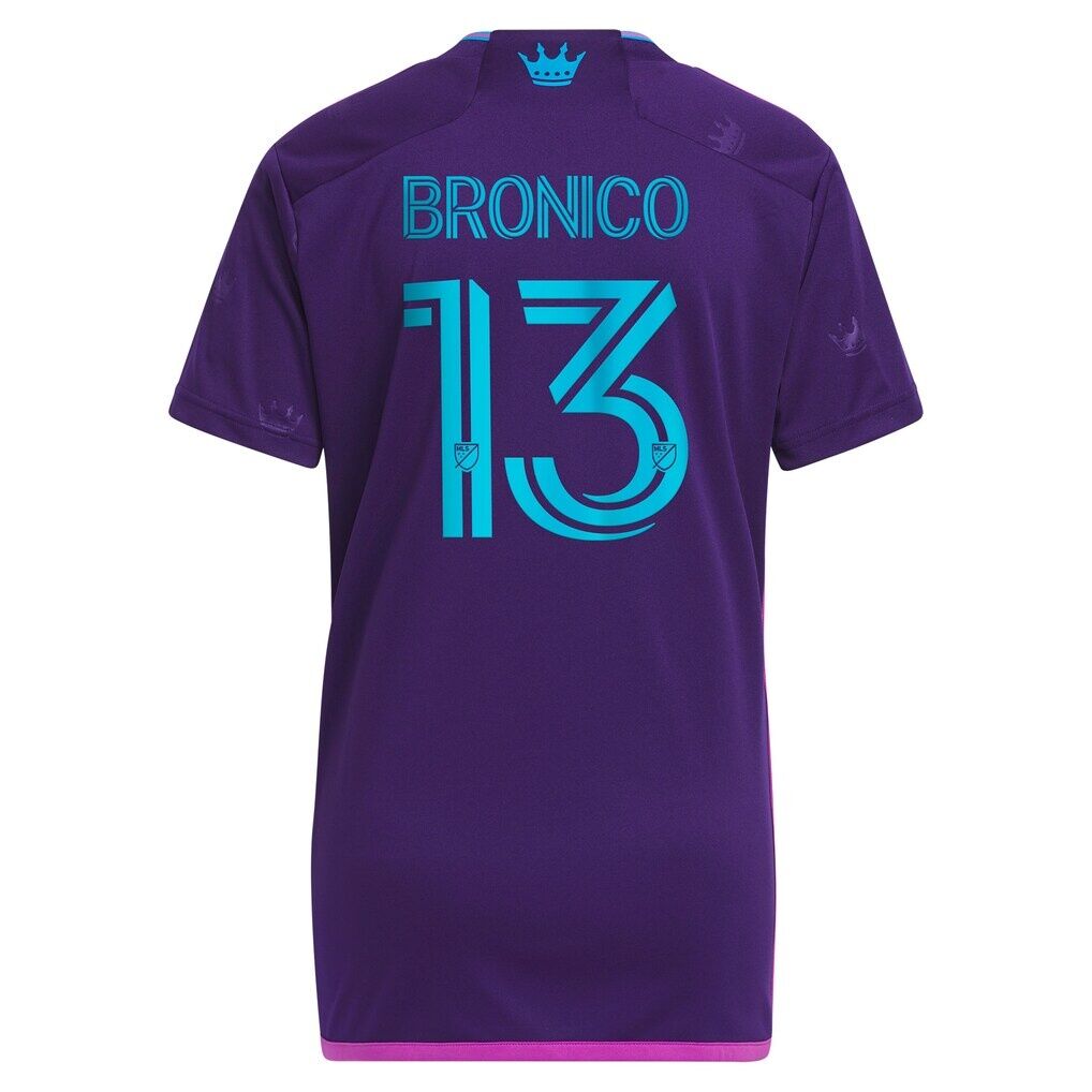 Brandt Bronico Charlotte FC adidas Women's 2023 Crown Jewel Kit Replica Jersey