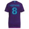 Ashley Westwood Charlotte FC adidas Women's 2023 Crown Jewel Kit Replica Jersey - Purple - Detail View