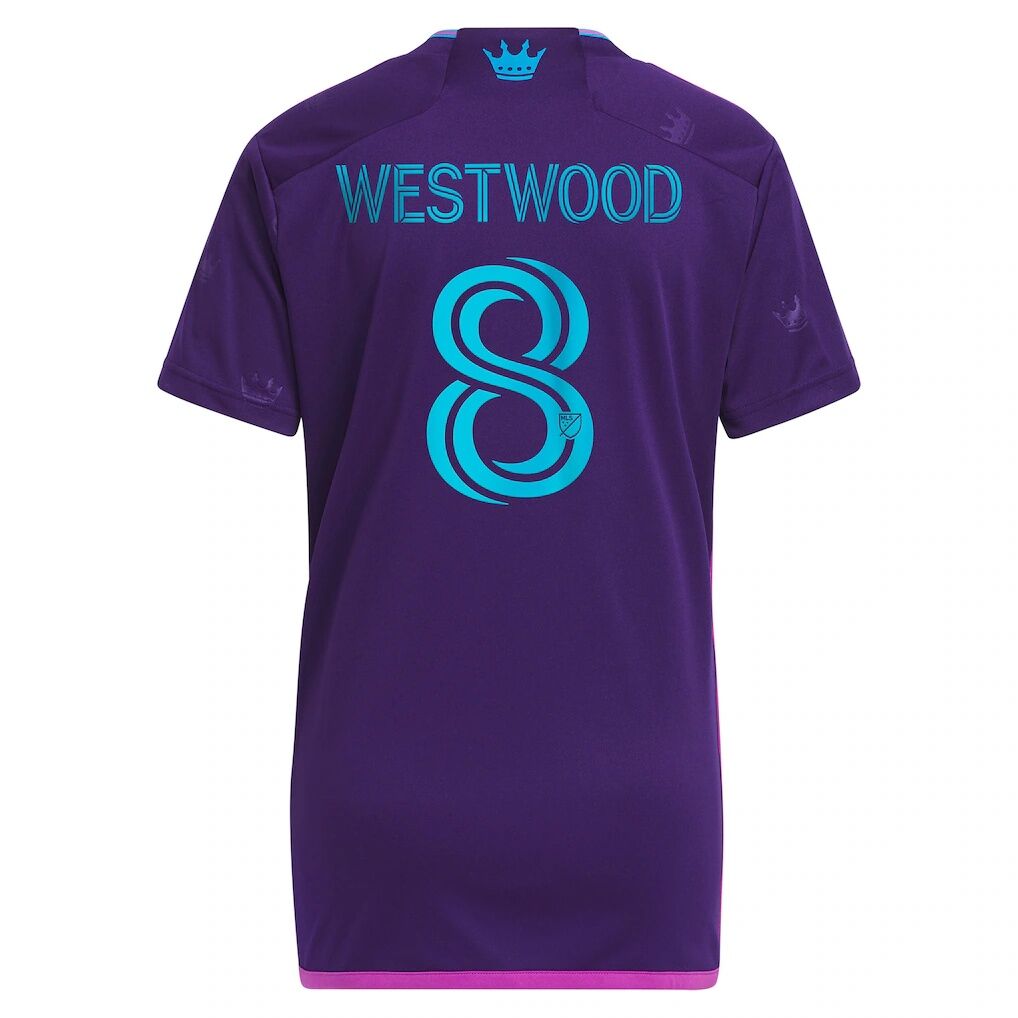 Ashley Westwood Charlotte FC adidas Women's 2023 Crown Jewel Kit Replica Jersey