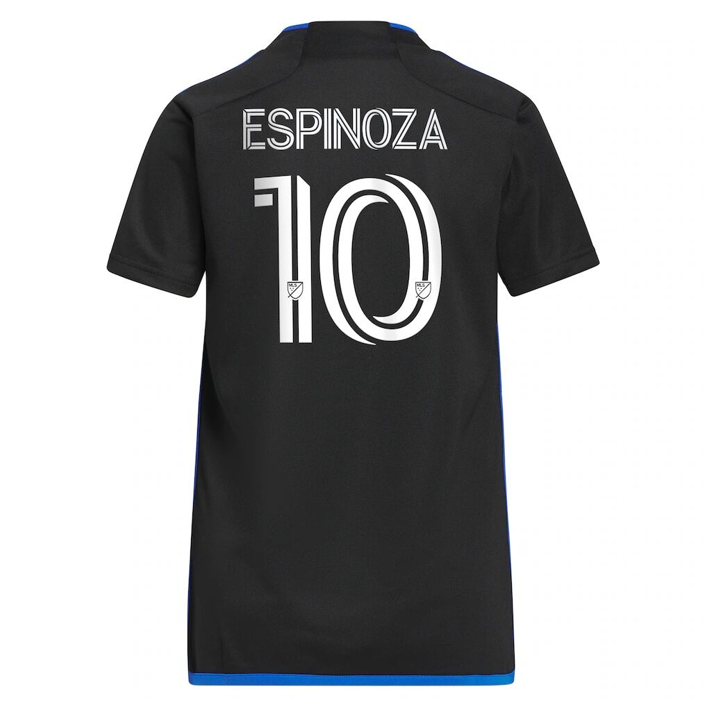 Cristian Espinoza San Jose Earthquakes adidas Women's 2023 Active Fault Jersey Replica Jersey
