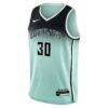 Breanna Stewart New York Liberty Nike Youth 2023 Rebel Edition Victory Player Jersey - Mint - Side View