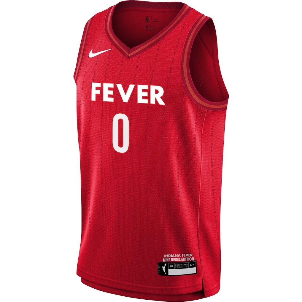 Kelsey Mitchell Indiana Fever Nike Youth 2023 Rebel Edition Victory Player Jersey