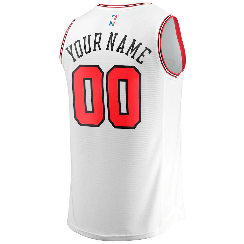 Chicago Bulls Fashion7 Youth Fast Break Replica Custom Jersey - Association Edition