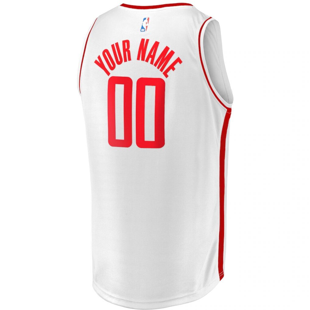 Houston Rockets Fashion7 Youth Fast Break Replica Custom Jersey - Association Edition