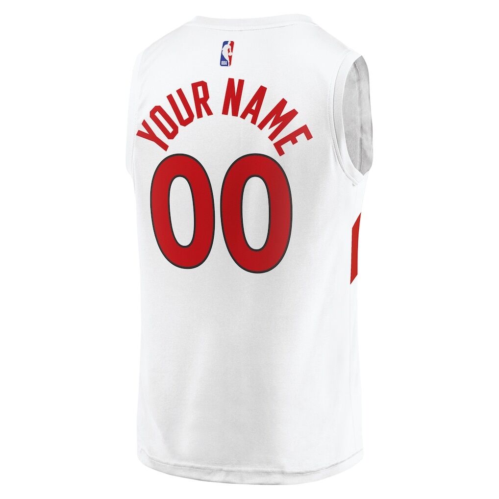 Toronto Raptors Fashion7 Youth Fast Break Replica Custom Jersey - Association Edition